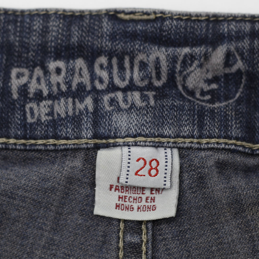 Y2K Ladies Parasuco Cult Denim Y2K Snap Waist Low Rise Bootcut Jeans Size 28