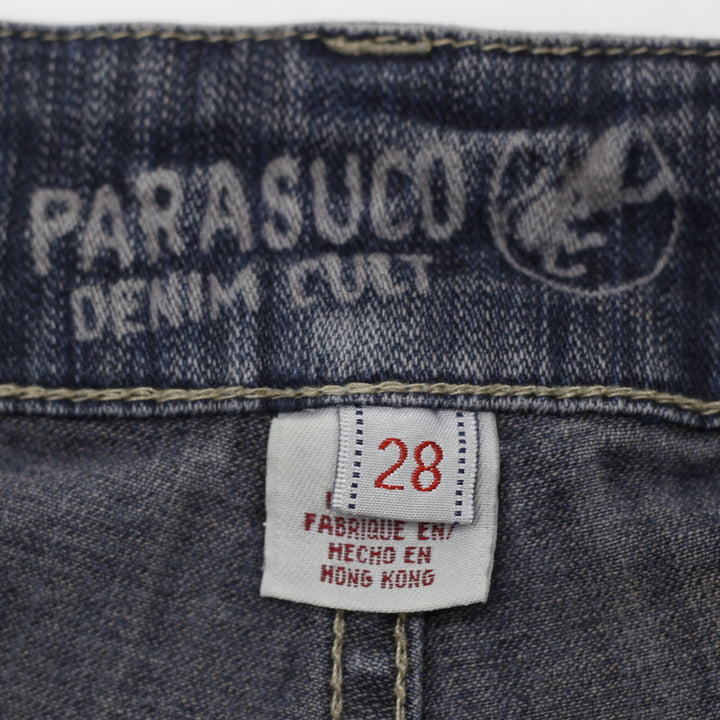 Y2K Ladies Parasuco Cult Denim Y2K Snap Waist Low Rise Bootcut Jeans Size 28