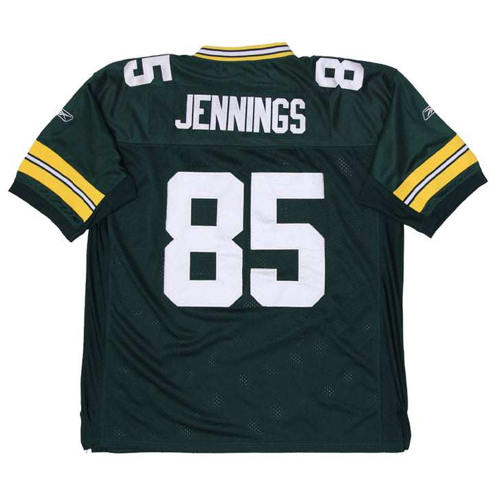 Mens Reebok Green Bay Packers NFL Greg Jennings #85 Super Bowl Jersey