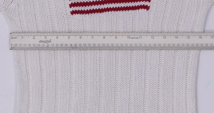 Vintage Ladies Polo Ralph Lauren U.S. Flag Cotton Knit Sweater Small