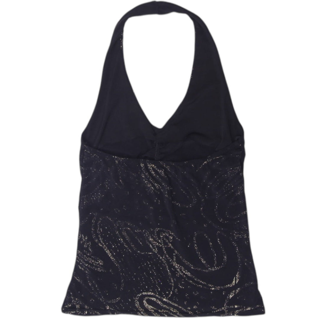 Y2K Ladies S&L Paris Y2K Halter Shimmer Glitter Top