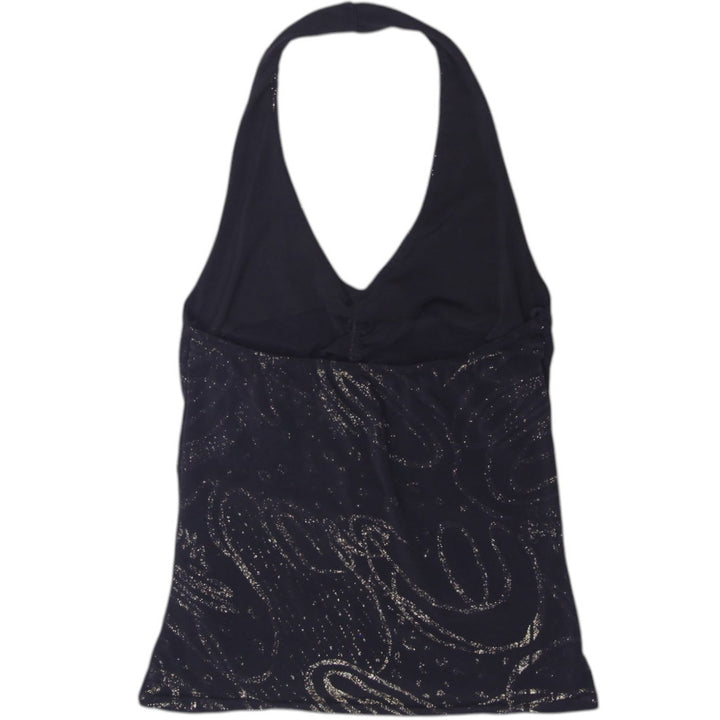 Y2K Ladies S&L Paris Y2K Halter Shimmer Glitter Top