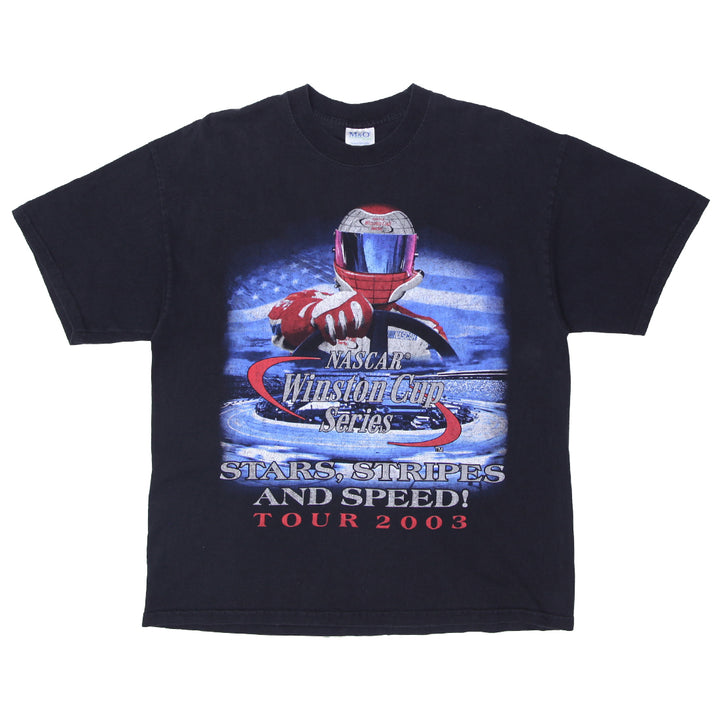 2003 Vintage Nascar  Winston Cup Series Tour T-Shirt M&O Knits XL