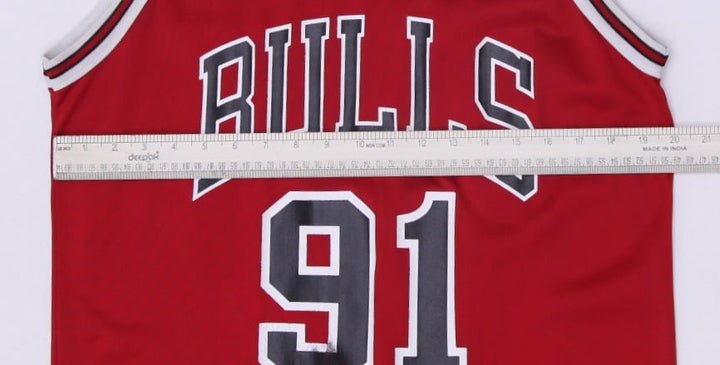 Vintage Champion Dennis Rodman # 91 Chicago Bulls NBA Jersey 48 | Migration_Jerseys - View 6 | Fashion Rerun