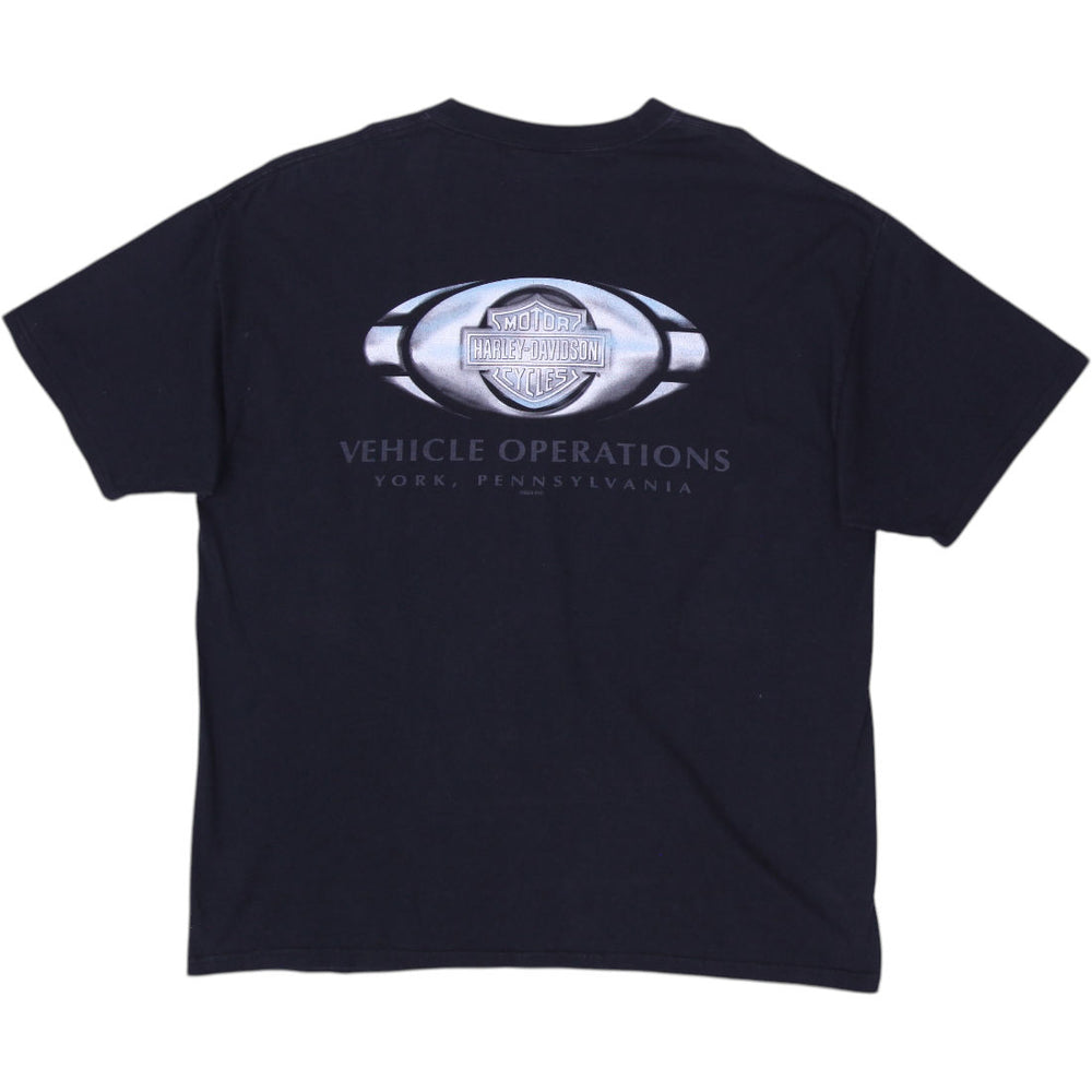 Vintage 2005 Harley-Davidson Eagle T-Shirt Size XL | Migration_T-Shirts - Side View | Fashion Rerun