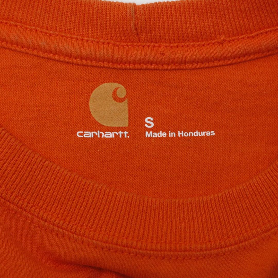 Mens Carhartt K87 ORG Short Sleeve Workwear Pocket T-Shirt Size S