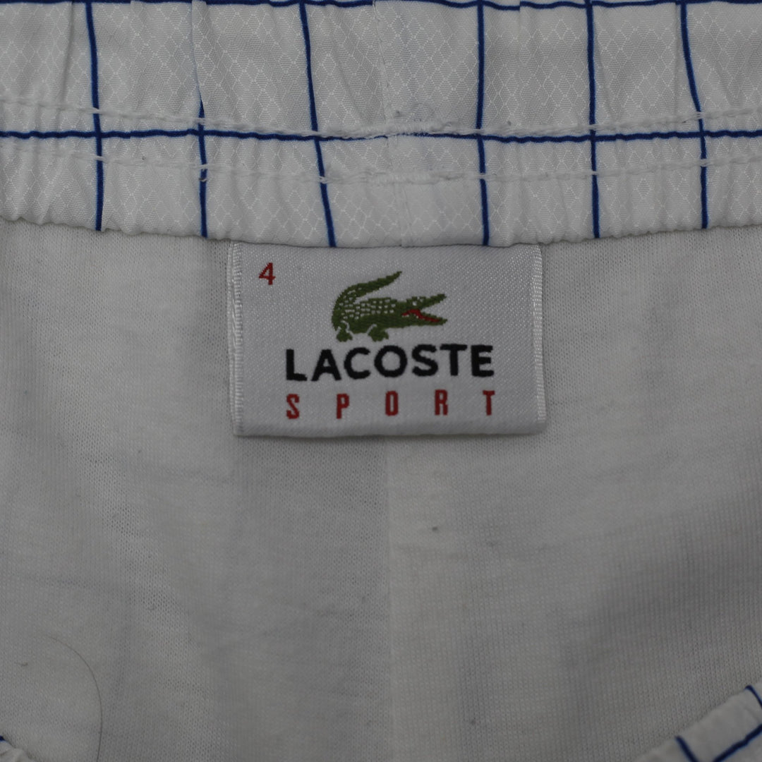 Mens Lacoste Grid Print Swim Shorts Size 4