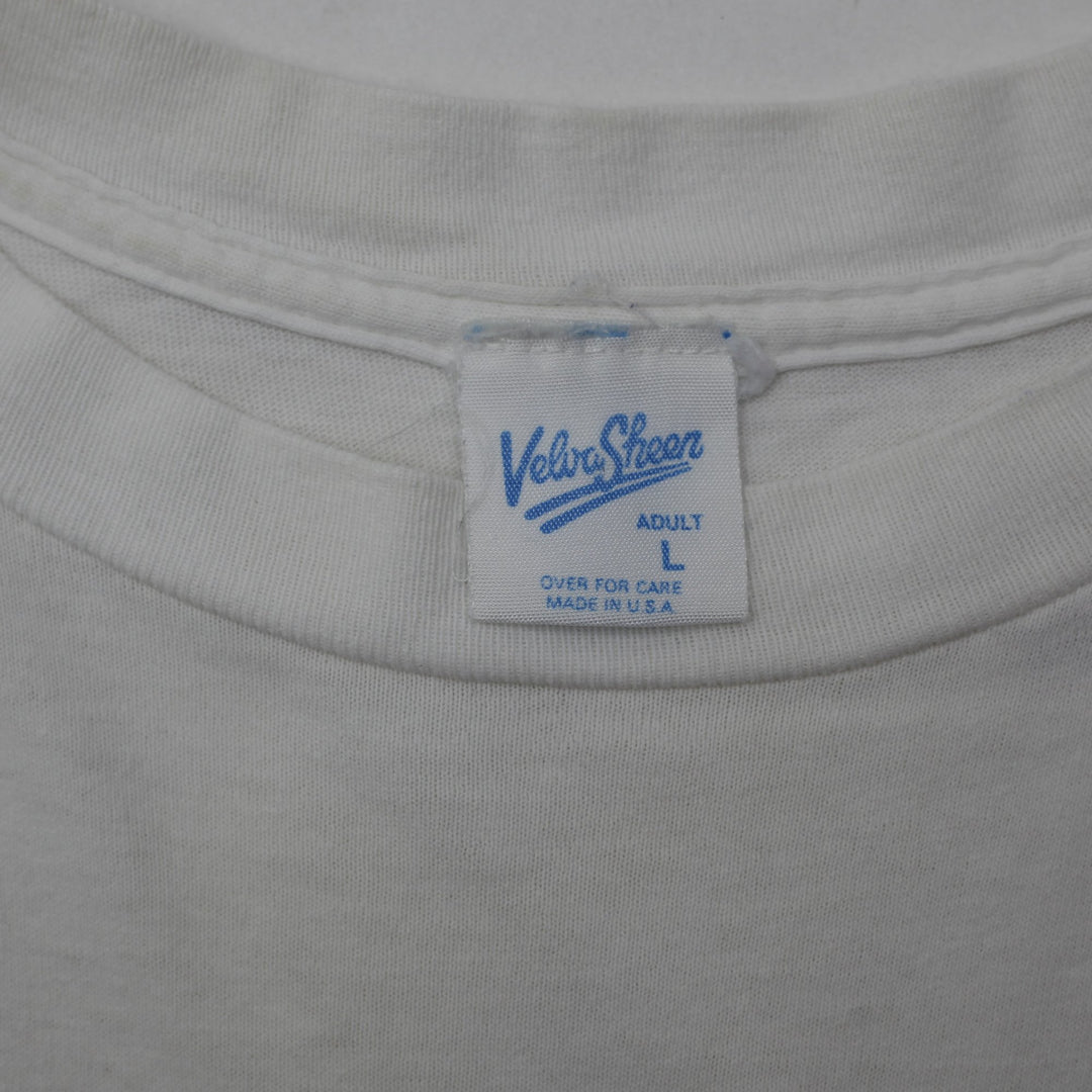 Vintage 90s Disney Mickey Mouse AOP Single Stitch T-Shirt Made In USA Size L | Migration_T-Shirts - Back View | Fashion Rerun