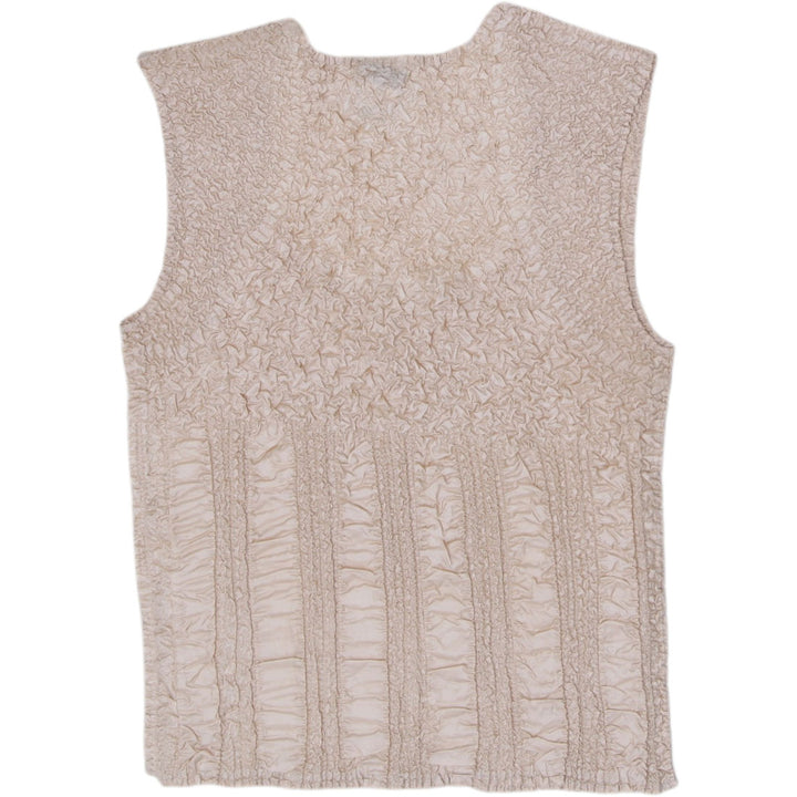 Y2K Ladies Nicola Nicola Crinkle Textured Sleeveless Tank Top Size S