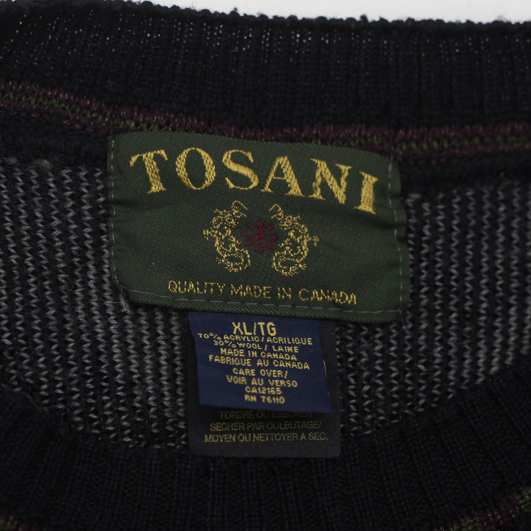 Vintage Tosani Coogi Style Sweater Size XL - Fashion Rerun Vintage Migration_Sweaters