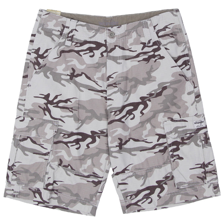 Mens Wrangler Camouflage Cargo Shorts - Fashion Rerun Vintage Migration_Shorts