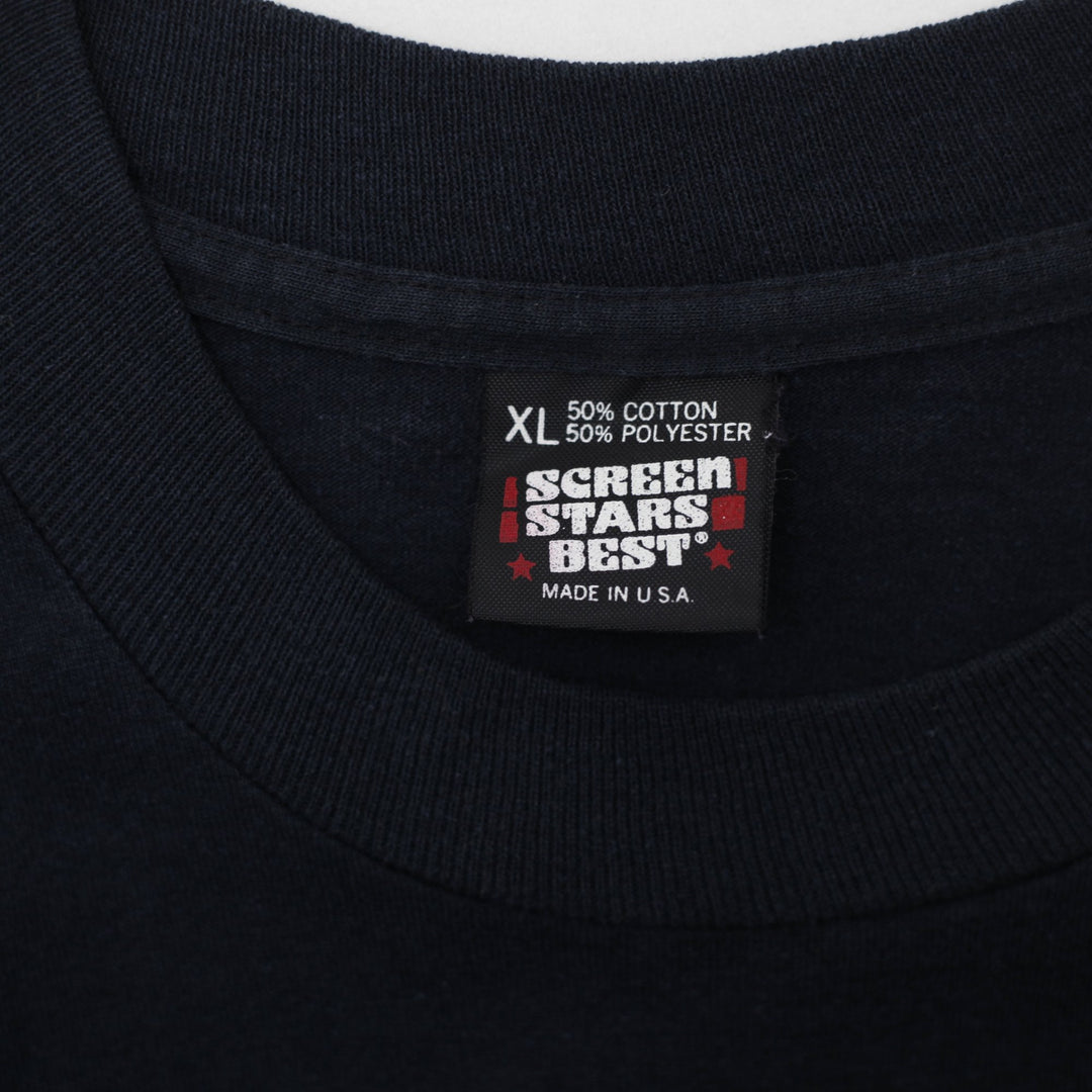 Vintage Star Trek Silver Anniversary Single Stitch Made In USA Black T-Shirt XL