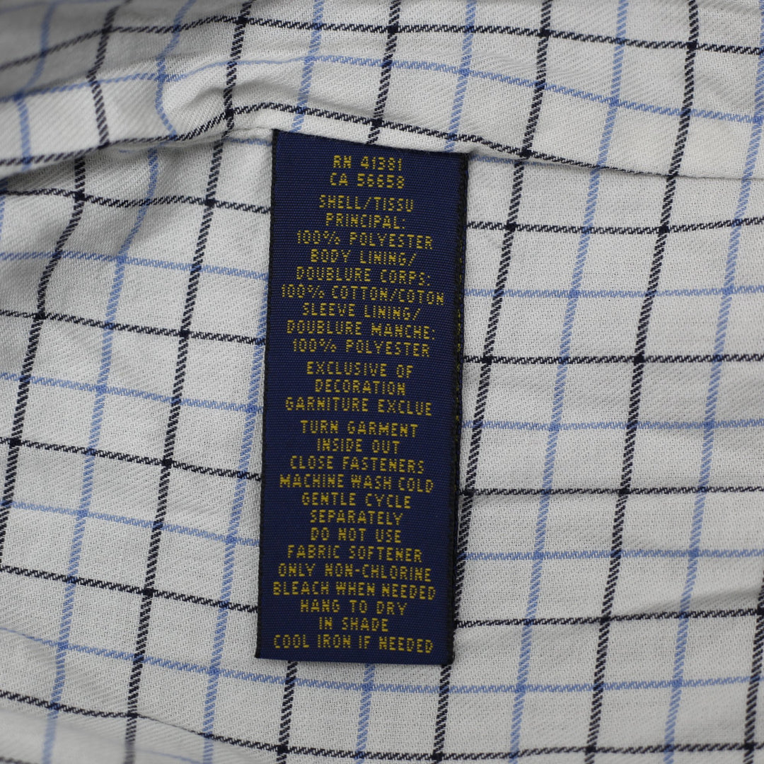 Vintage Ralph Lauren Harrington Lightweight Full Zip Jacket Navy Size M