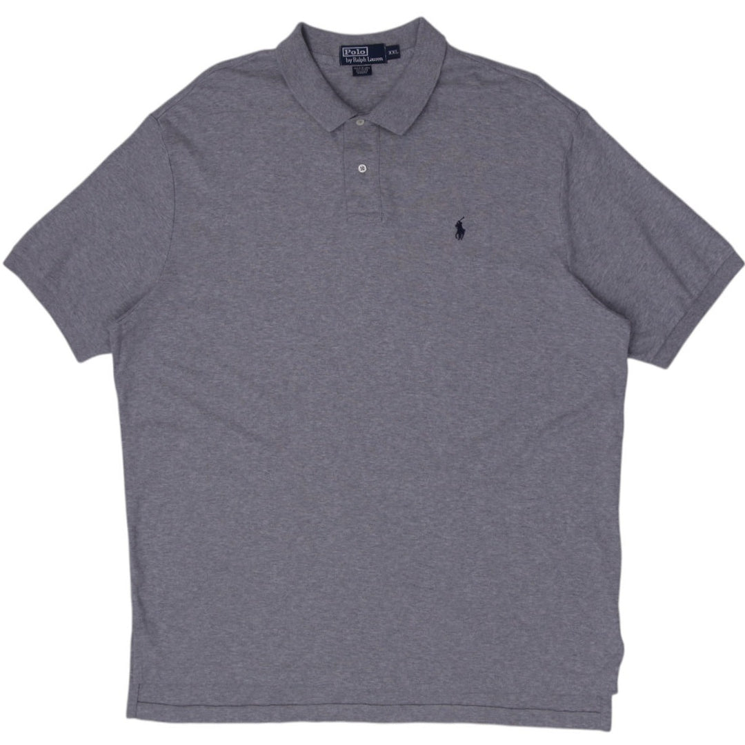 Mens Ralph Lauren Polo Gray Cotton Short Sleeve Embroidered T-Shirt Size XXL