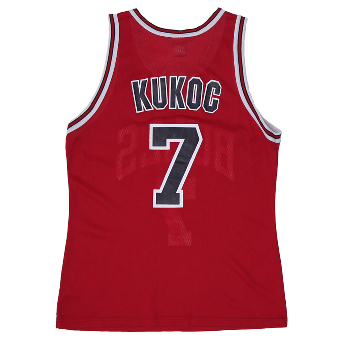 Vintage Champion Jersey Toni Kukoc #7 NBA Chicago Bulls Size 44 | Migration_Jersey UAENAT20 - Side View | Fashion Rerun