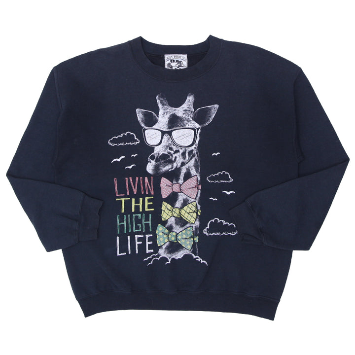 Mens Riot Society Livin The High Life Sweatshirt - Fashion Rerun Vintage Migration_Sweaters