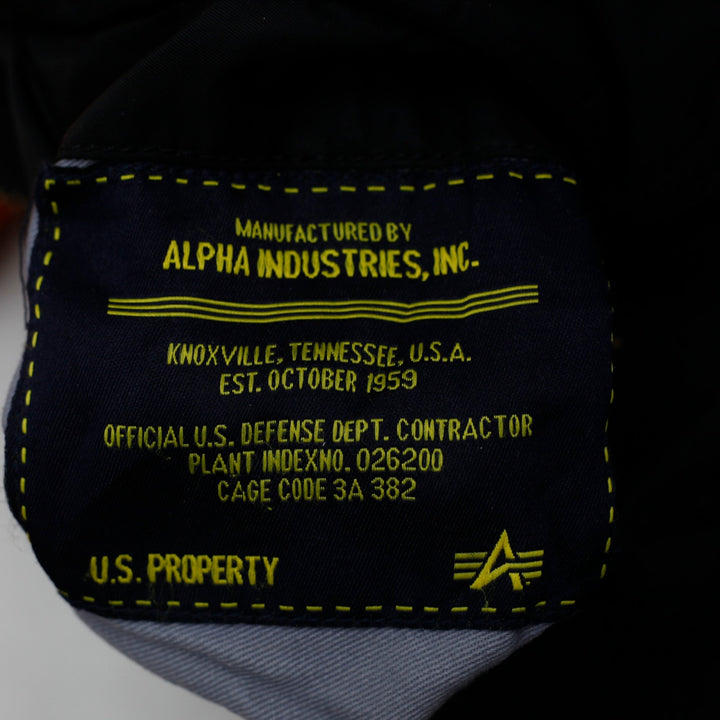 Vintage Mens Alpha Industries MA-1 Bomber Jacket Black Orange Reversible S | Migration_Jackets - Alternate Vi | Fashion Rerun