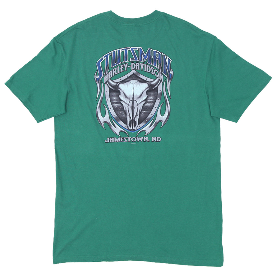 Mens Harley Davidson Stutsman Jameston ND T-Shirt - Fashion Rerun Vintage Migration_T-Shirt