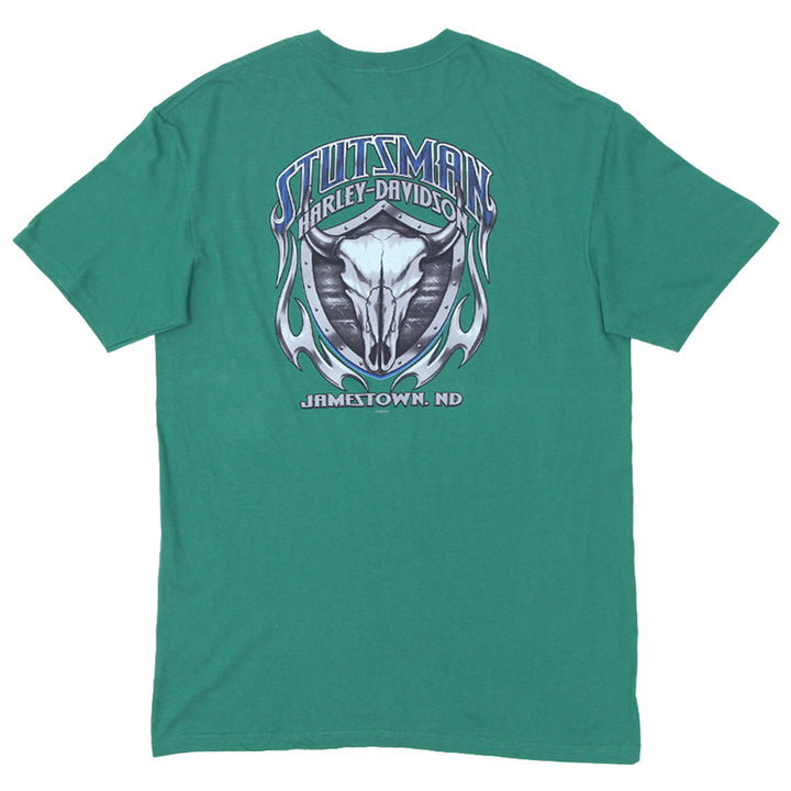Mens Harley Davidson Stutsman Jameston ND T-Shirt - Fashion Rerun Vintage Migration_T-Shirt