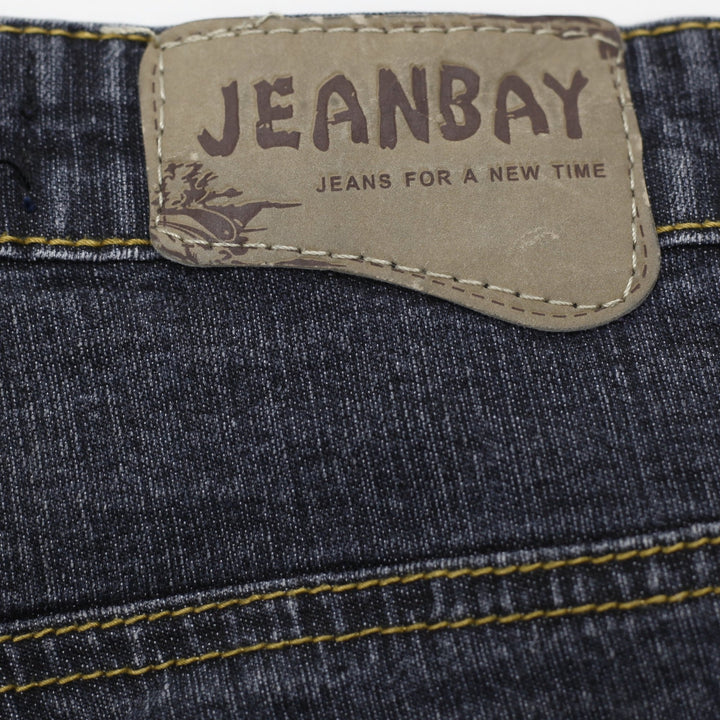 Y2K Ladies Jeansbay Y2K Rhinestone Studded Dark Wash Bootcut Jeans Petite 8P