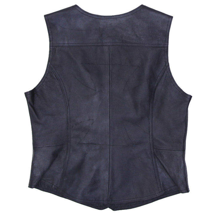 Ladies Harley Davidson Embroidered Leather Vest