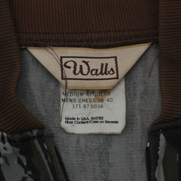 Vintage Wall Camouflage Jacket-USA Made Classic Hunting Gear Size M - Fashion Rerun Vintage Migration_Jacket