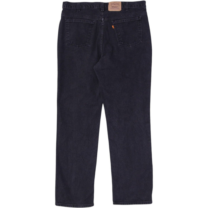 Vintage Mens Levi's 506 Black Jeans Straight Fit Denim