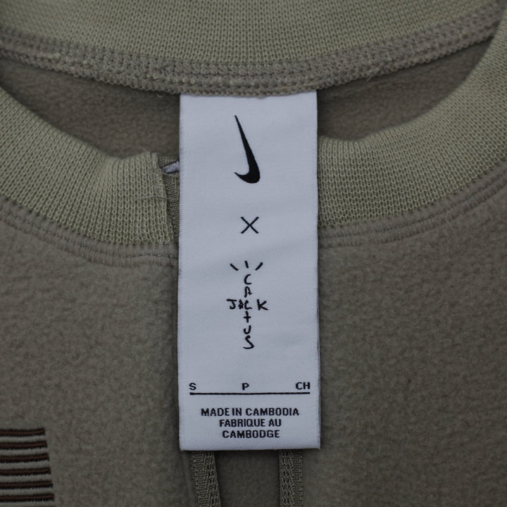 Ladies Nike X Cactus Jack Travis Scott Pullover Fleece Sweatshirt Size S | Migration_Sweatshirts - Back View | Fashion Rerun