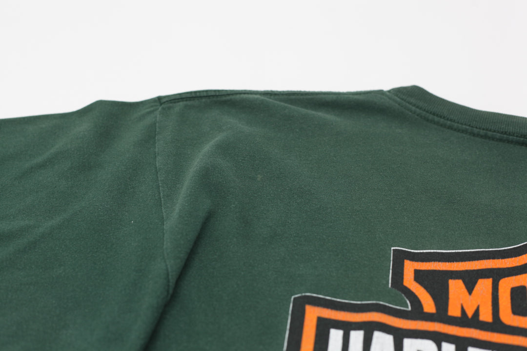 1995 Vintage Harley Davidson A True Vanguard Biker T-Shirt S.Stitch Made in USA XL