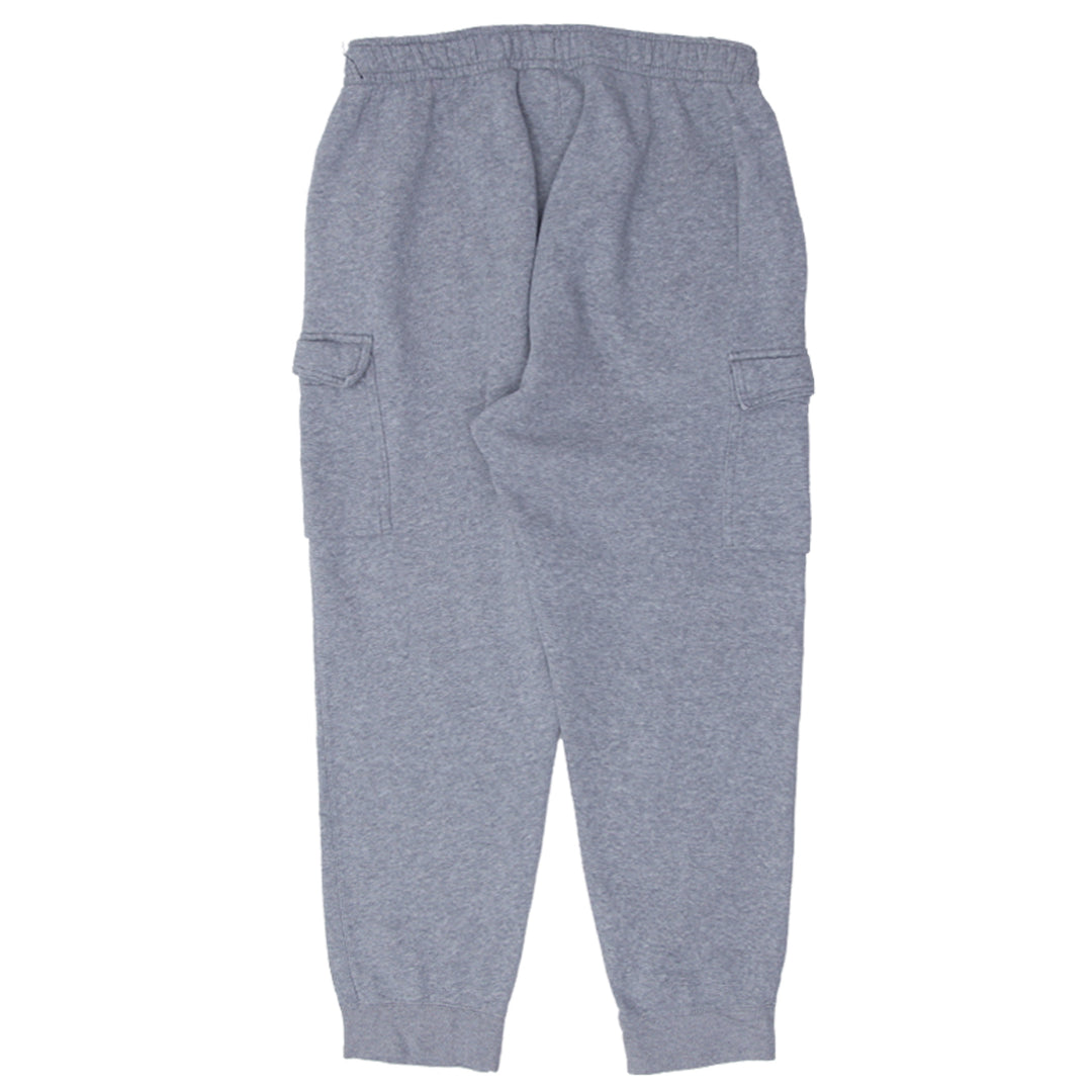 Mens Nike Embroidered Fleece Cargo Jogger Pants Gray - Fashion Rerun Vintage Migration_Pants