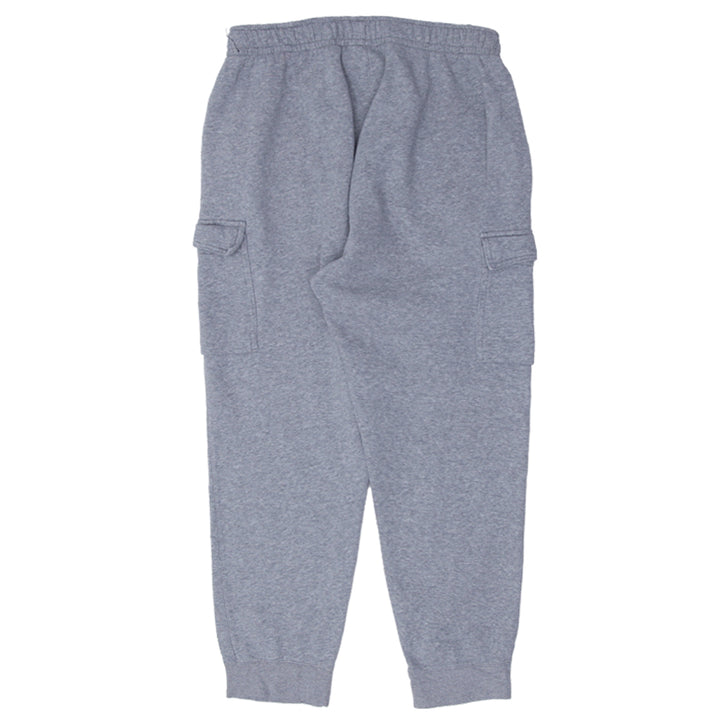 Mens Nike Embroidered Fleece Cargo Jogger Pants Gray - Fashion Rerun Vintage Migration_Pants