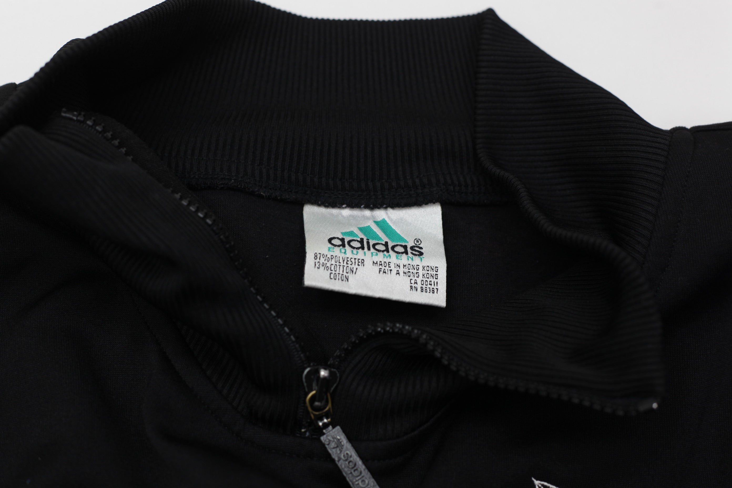 Shop 1996 Vintage Adidas Equipment Embroidered 1/4 Zip Pullover