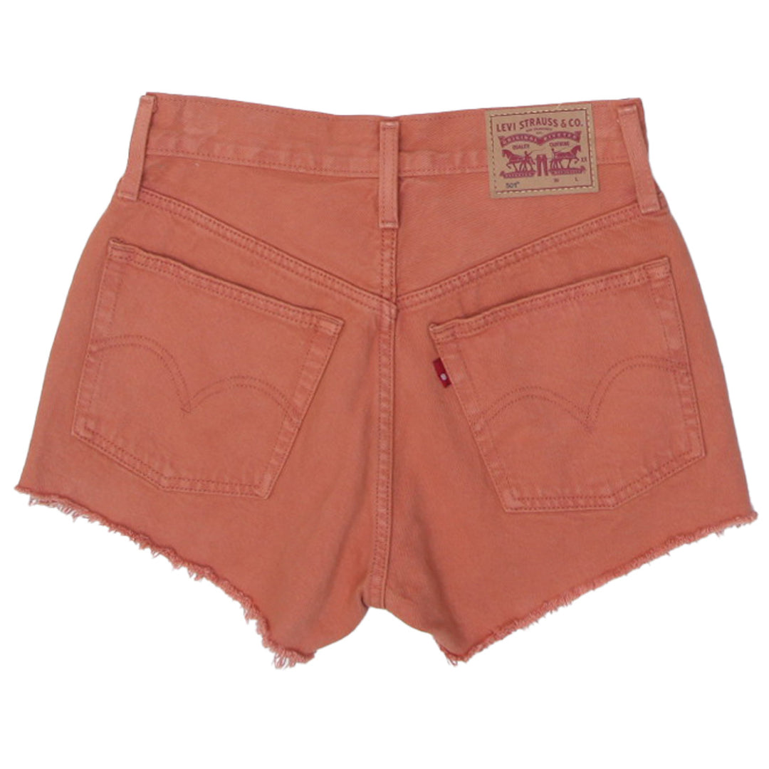Ladies Levis 501 Button Fly Denim Shorts
