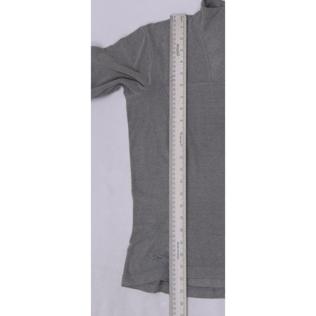 Ladies Arc'teryx Polartec Gray 1/4 Zip Fleece Sweater Size M