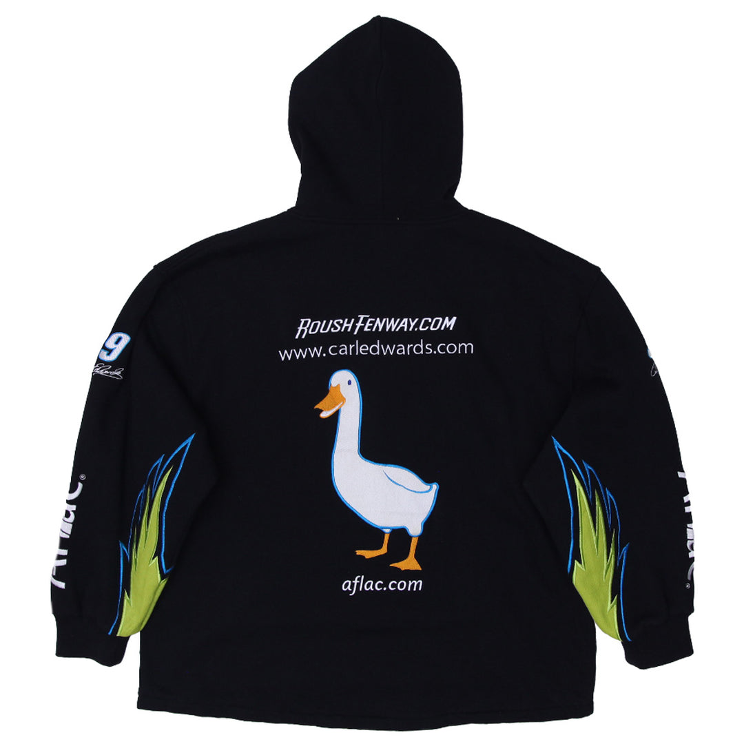 Mens Chase Authentics Carl Edwards # 99 Aflac Nascar Racing Hoodie - Fashion Rerun Vintage Migration_Sweaters