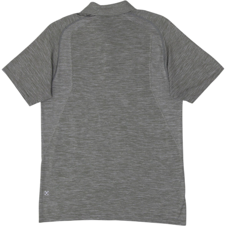 Mens Lululemon Metal Vent Tech Athletic Golf Polo T-Shirt Size L