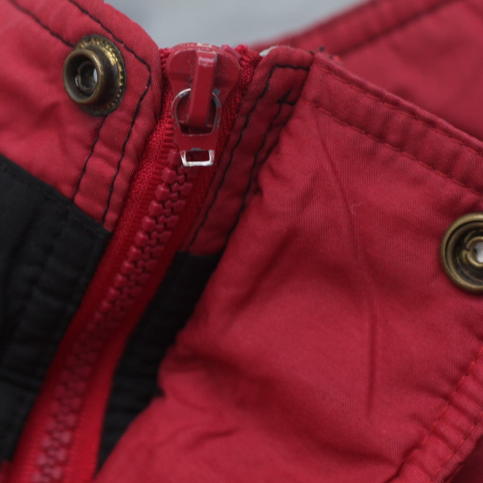 Vintage Chicago Bulls Ravens Athletic Half-Zip Puffer Insulated Jacket