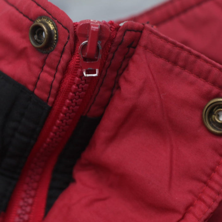 Vintage Chicago Bulls Ravens Athletic Half-Zip Puffer Insulated Jacket