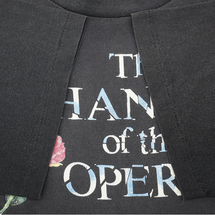 Vintage 90s The Phantom of the Opera Rose Mask Band T-Shirt Made in USA Size L