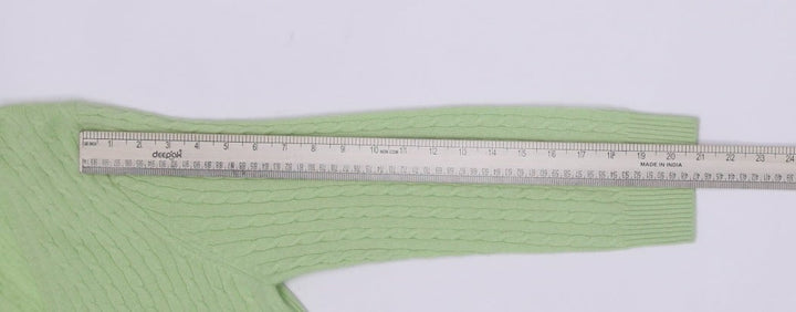 Ladies Lilly Pulitzer 100% Cashmere Cable Knit V-Neck Sweater