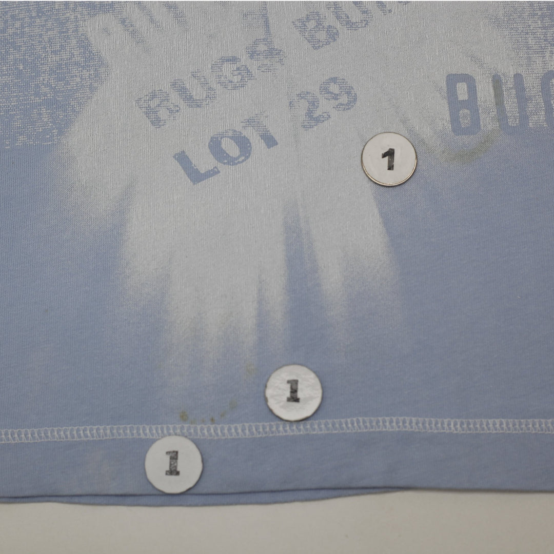 Vintage Lot 29 Bugs Bunny Light Blue Graphic T-Shirt Looney Tunes Size Large