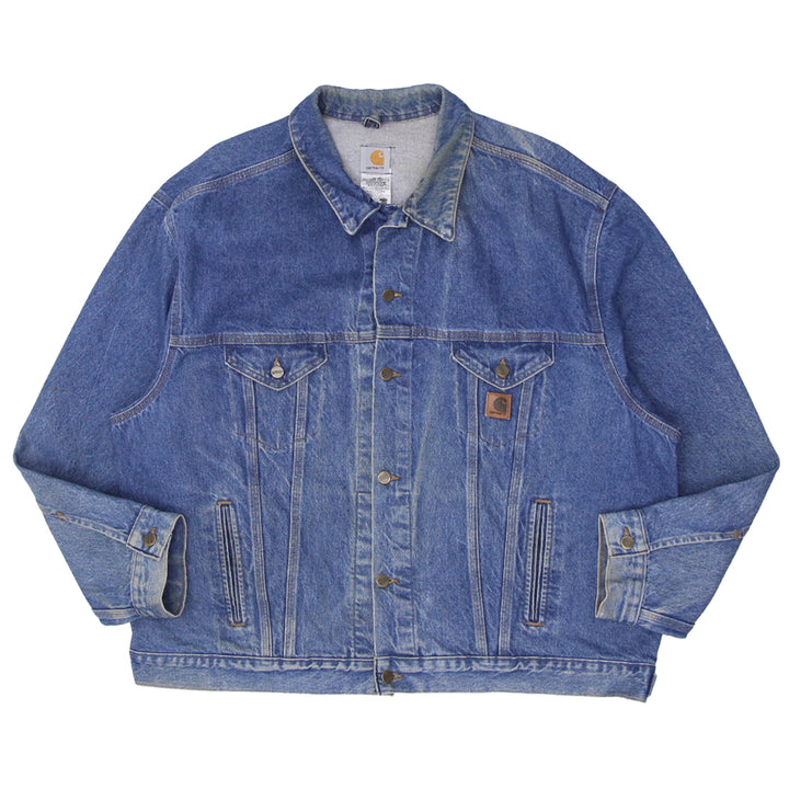 Mens Carhartt J12 DST Denim Jacket Made in USA - Fashion Rerun Vintage Migration_Jacket