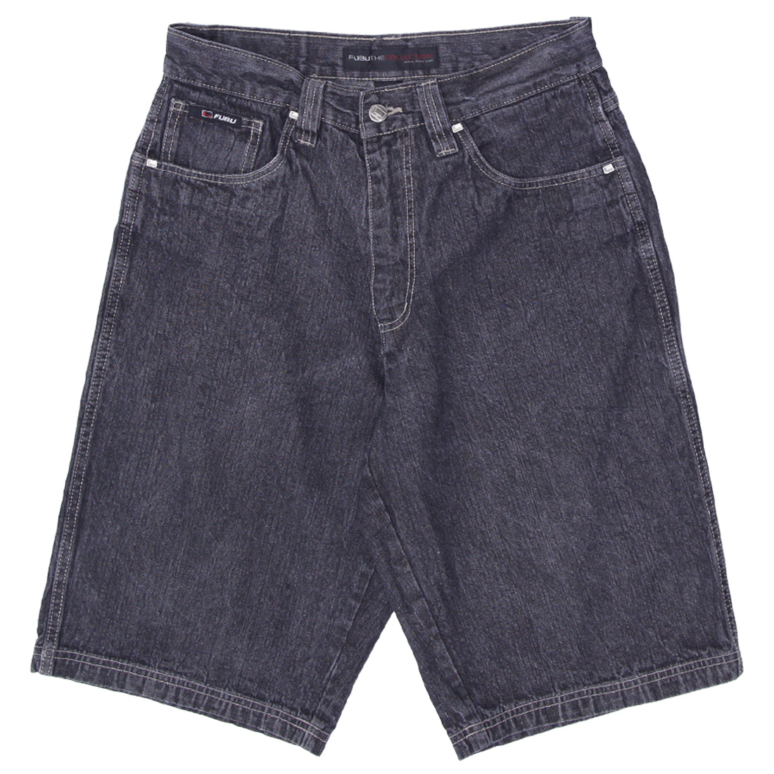 Mens Y2K Fubu The Collection Denim Jorts – Fashion Rerun Vintage