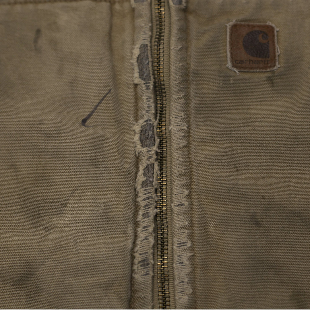 Vintage Vintage Carhartt V26 CML Sherpa Lined Duck Canvas Vest Size L