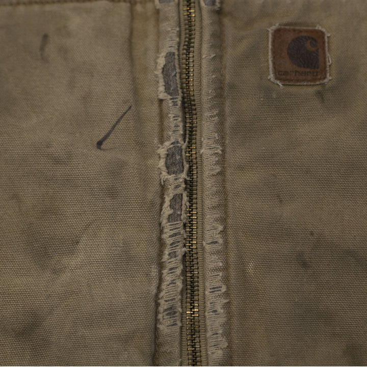 Vintage Vintage Carhartt V26 CML Sherpa Lined Duck Canvas Vest Size L