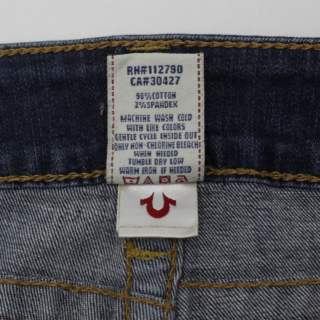 Y2K Ladies Flap Pocket Flare Jeans Size 28