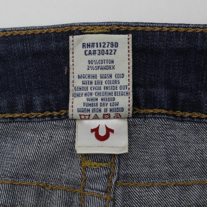 Y2K Ladies Flap Pocket Flare Jeans Size 28