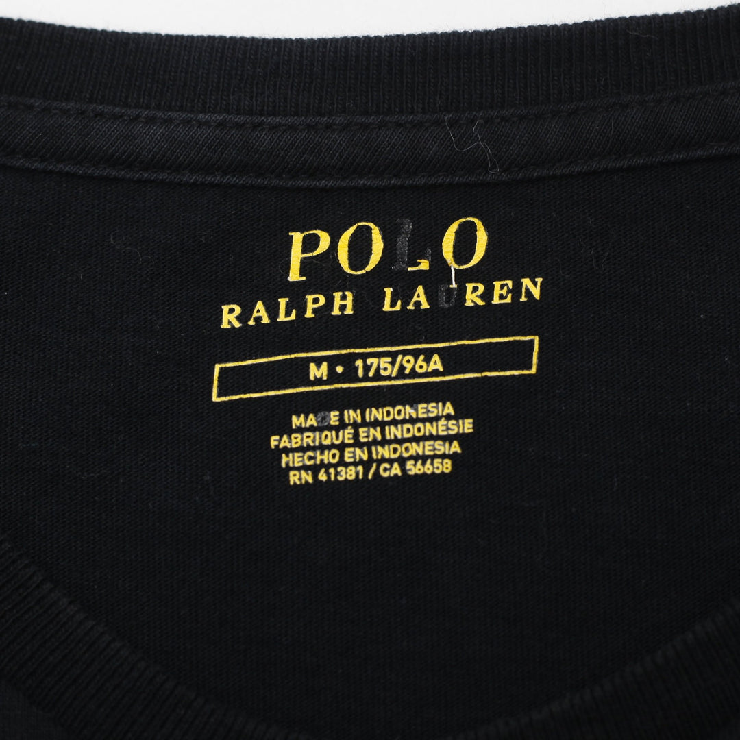 Mens Polo Ralph Lauren Black T-Shirt Size M