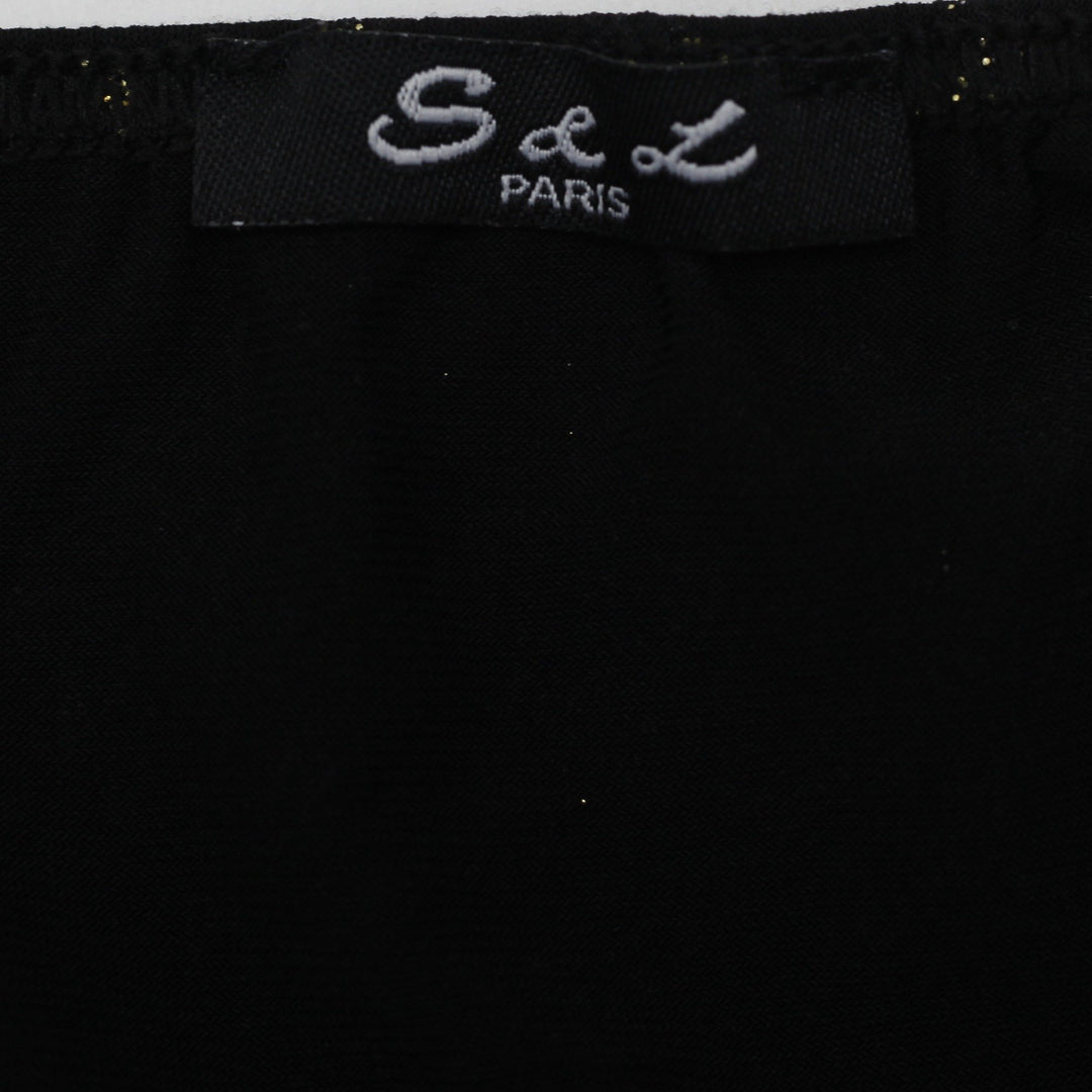 Y2K Ladies S&L Paris Y2K Halter Shimmer Glitter Top