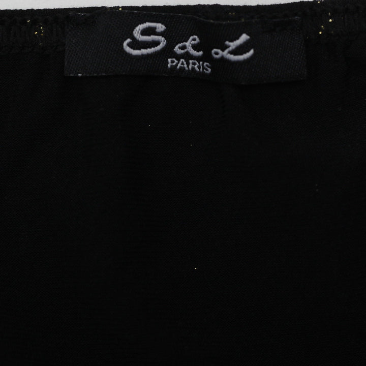 Y2K Ladies S&L Paris Y2K Halter Shimmer Glitter Top